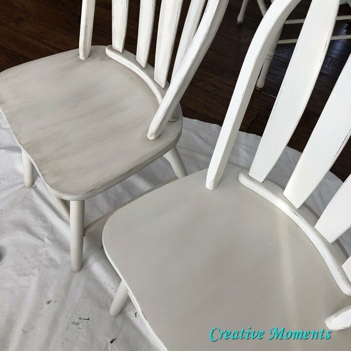 a pair of chairs paint update