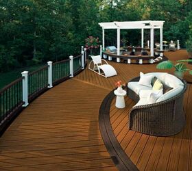 15 creative deck railing ideas for immediate curb appeal, Contemporary Yet Timeless Wood Deck Railing Designs to Consider