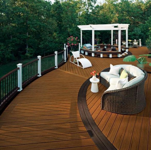 15 creative deck railing ideas for immediate curb appeal, Contemporary Yet Timeless Wood Deck Railing Designs to Consider