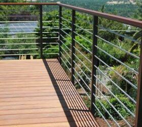 15 creative deck railing ideas for immediate curb appeal, Factory Manufactured Metal and Glass Deck Railing Systems