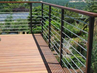 15 creative deck railing ideas for immediate curb appeal, Factory Manufactured Metal and Glass Deck Railing Systems