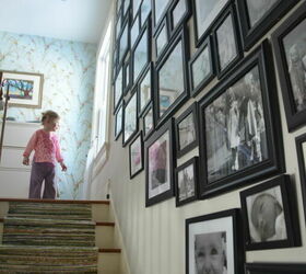 s gallery wall ideas, Simple Steps to Add Gallery Glamour to Your Staircase