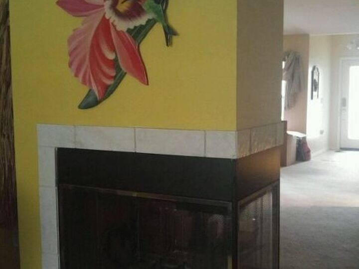 q how can i change up this fireplace
