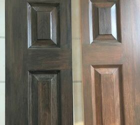 How To Paint Faux Wood On Hollow Core Doors Diy Hometalk