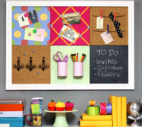 15 diy letter board and bulletin board ideas to reorganize your home, Make a Pottery Barn Style Modular Bulletin Board