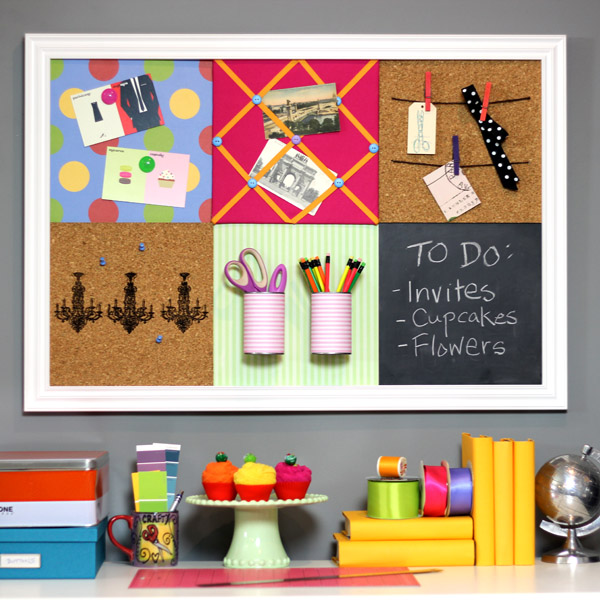 15 diy letter board and bulletin board ideas to reorganize your home, Make a Pottery Barn Style Modular Bulletin Board