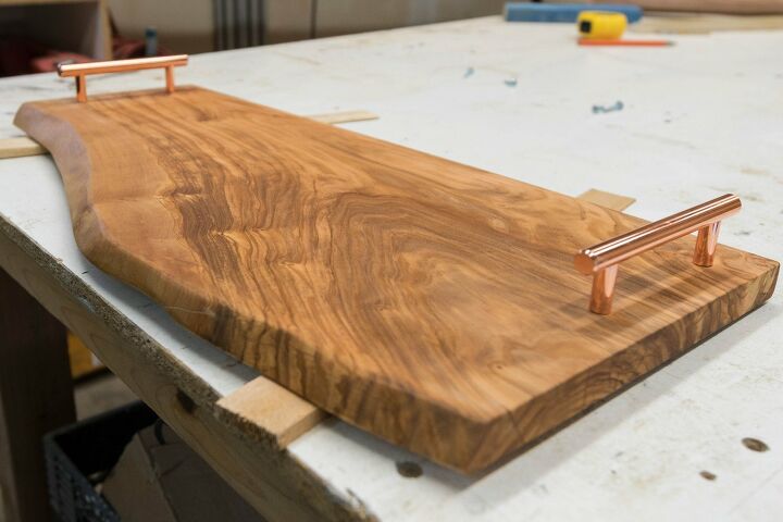 14 creative diy projects and ideas using wood slabs, Wood Slab Serving Boards