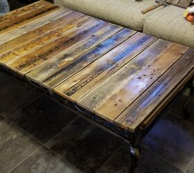 14 creative diy projects and ideas using wood slabs, Wood Slab Coffee Table