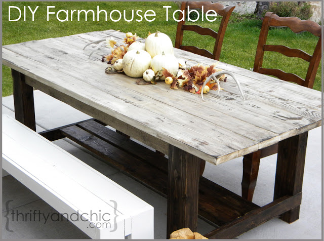 12 fantsticas mesas de granja para convertir tu casa en una delicia rstica, Gran mesa de granja de jard n