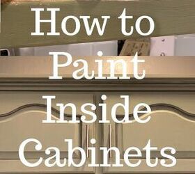 how to paint inside kitchen cabinets