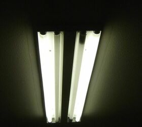how to fix a flourescent light fixture with a broken plastic insert