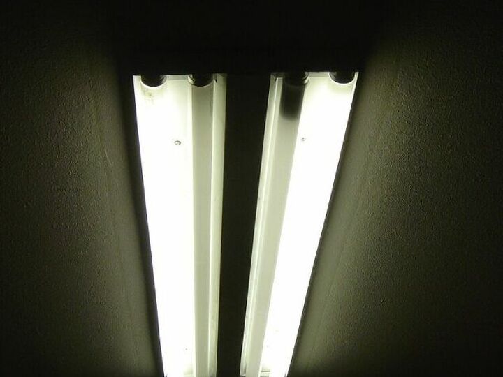 q how to fix a flourescent light fixture with a broken plastic insert