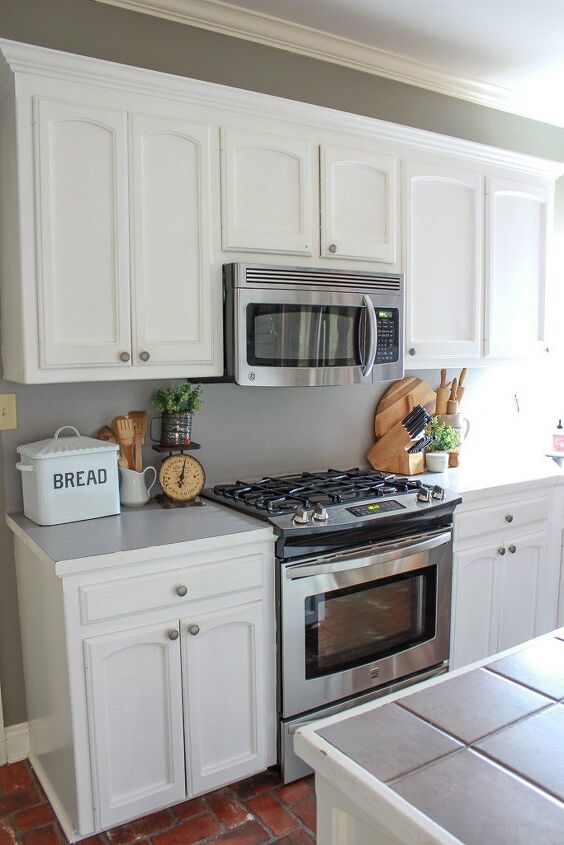 15 ways to get the look of subway tiles without the mess, Use a Tile Peel to Create a Faux Subway Tile Kitchen Backsplash