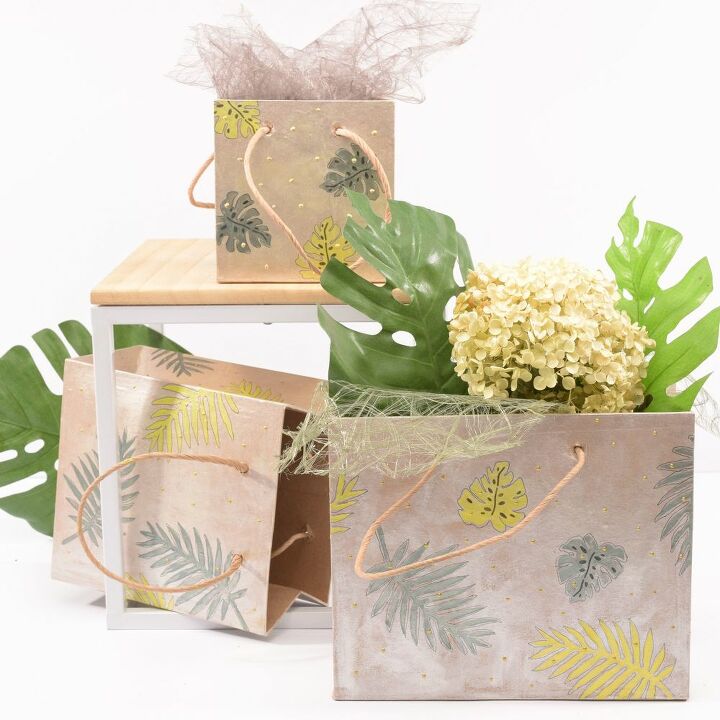 botanical gift bags