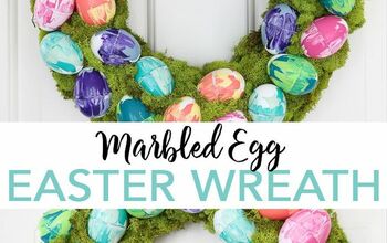 Beautiful Marbled Egg Easter Wreath
