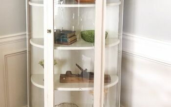 Old Fashioned Curio Cabinet Makeover