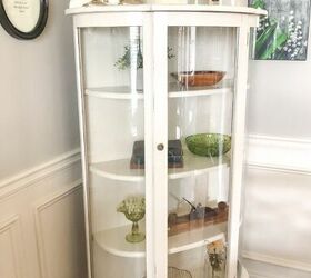 How to Paint an Old Fashioned Curio Cabinet DIY Hometalk