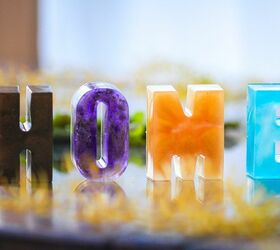 Cómo hacer hermosas letras de epoxi para decorar su casa