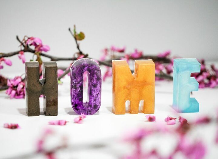 How To Make Gorgeous Epoxy Letters To Decorate Your Home Diy