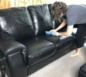 how to clean leather furniture and accessories with ease, Chas Crazy Creations