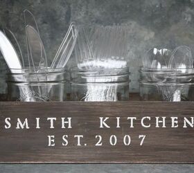 11 utensil holders to keep your kitchen clutter free, A Utensil Caddy for a Rustic Kitchen