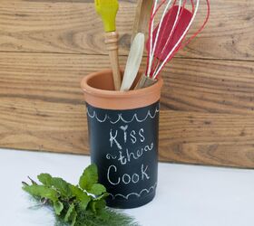 11 utensil holders to keep your kitchen clutter free, A Customized Kitchen Utensil Holder