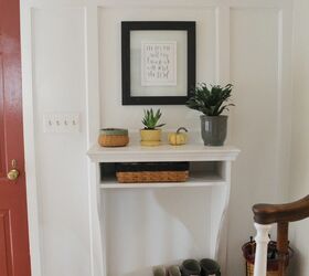 Integrated Entryway Table