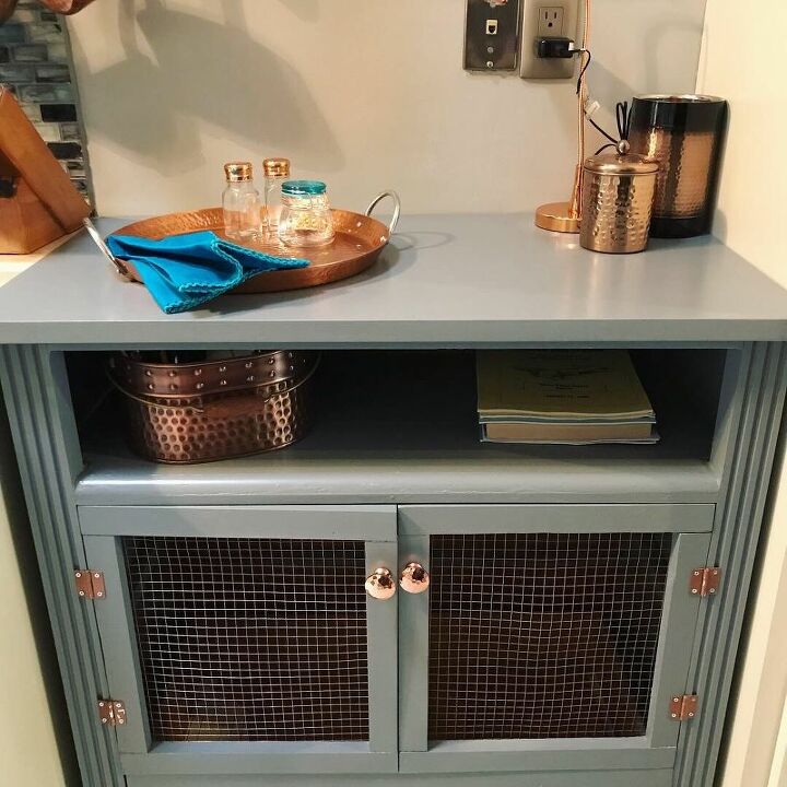 repurpose dresser to specialty kitchen cabinet