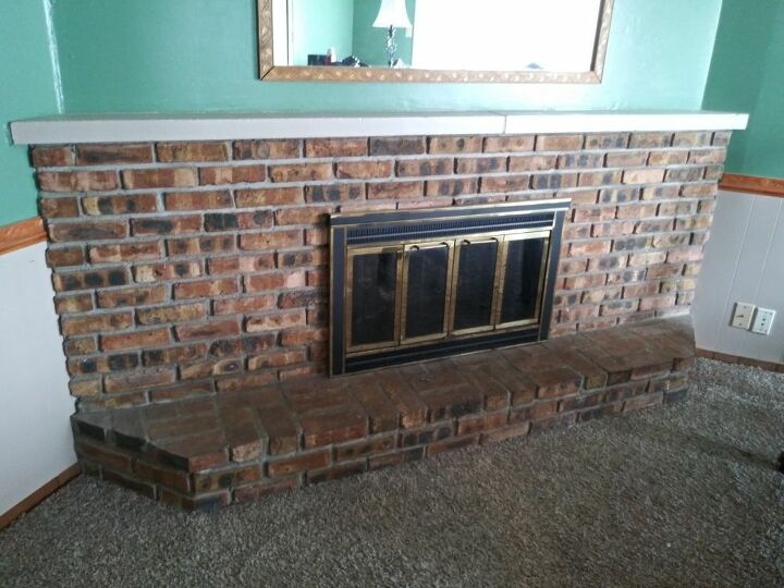 how do i update a fireplace and mantle