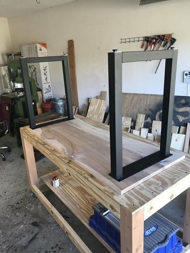 how to make a beautiful diy live edge desk with a drawer, How to build a live edge desk