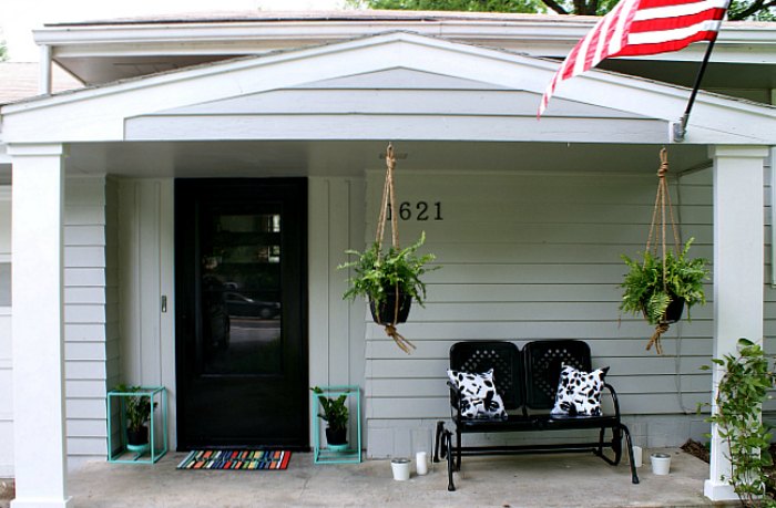 front porch ideas to help your home make a great first impression, Front Porch Makeover On A Budget