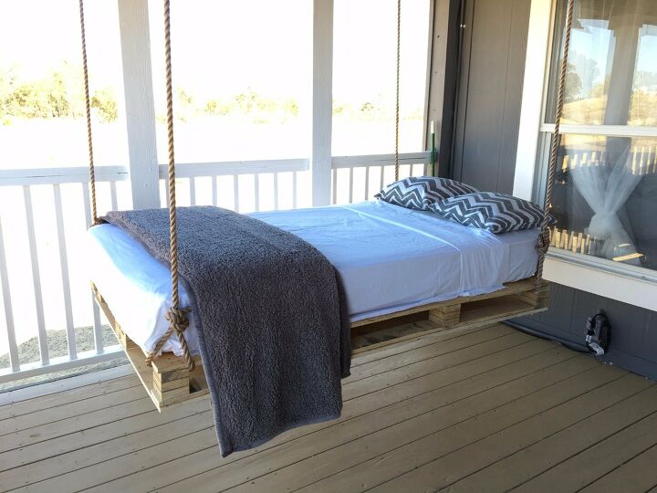 front porch ideas to help your home make a great first impression, Front Porch Swing Bed