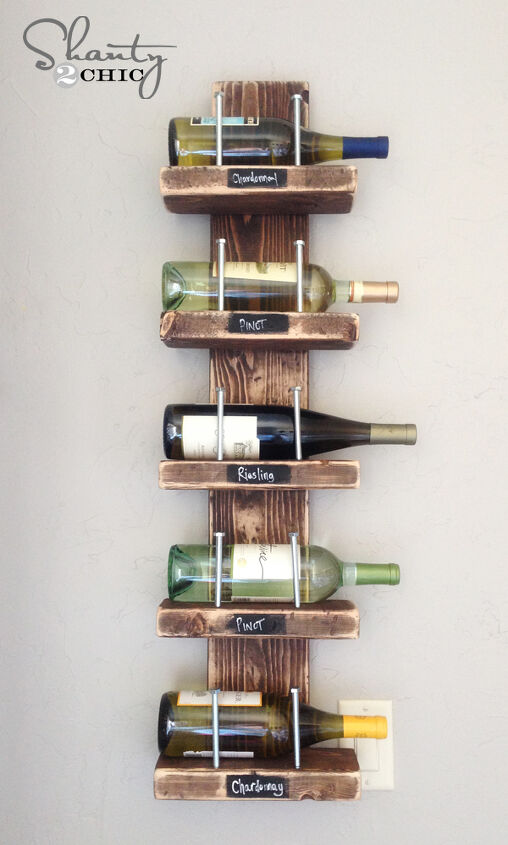 s 13 great diy wine rack ideas, 15 Rustic Wine Rack