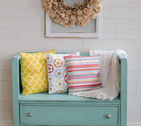 13 decorative and stylish design ideas for your dresser, Transforming a Dresser into a Bench