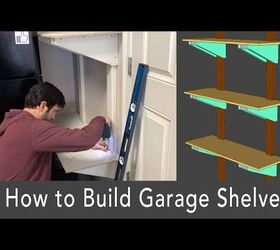 Sturdy Garage Storage Shelves Using 2x4s