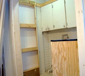 rearranging my awkward closet into a real laundry room with built ins