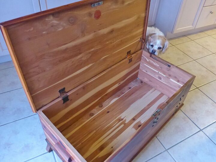 curbside cedar chest becomes multi functional furniture