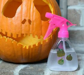 13 ideas para tallar calabazas que te harn vibrar en halloween, Este spray sin lej a es ideal para conservar ideas sencillas para tallar calabazas
