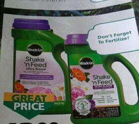 to mulch or not to mulch that is the great gardening question, Miracle Grow Shake n Feed