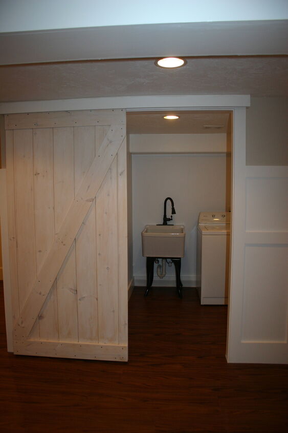20 diy ideas to help you build your perfect barn door, DIY Interior Barn Door Using a Closet Track