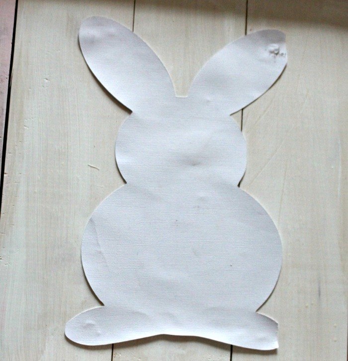 cmo hacer un adorable cartel de conejo de primavera de madera de palet
