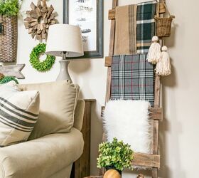 Blanket Ladders For The Living Room Costway Wall Leaning Blanket