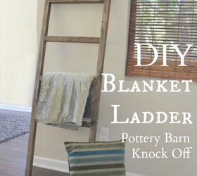  15 idéias brilhantes de escada de cobertor que ajudarão você a pendurar qualquer coisa com estilo