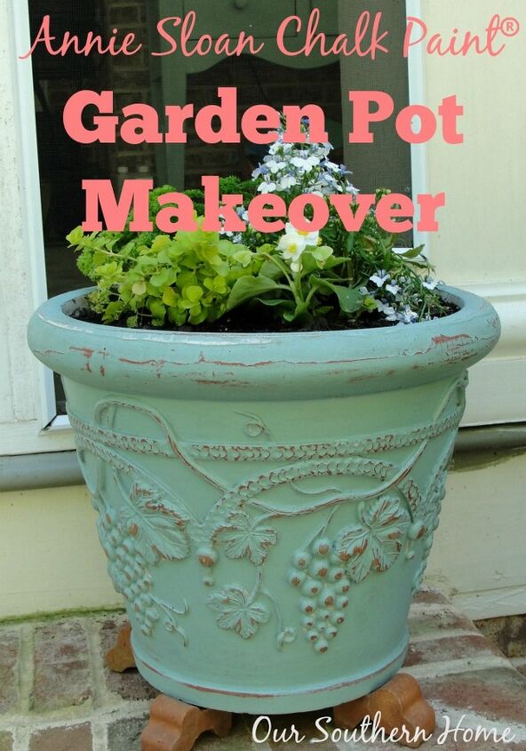 18 cool ways to use chalk paint you will want to try, Update Your Garden Pots
