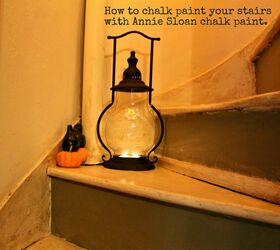18 cool ways to use chalk paint you will want to try, How to Chalk Paint Your Stairs With Annie Slo