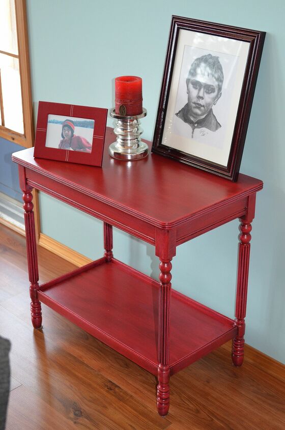 how to transform your end tables into stunning pieces with diy ideas, Make the Color Pop on Rustic End Tables