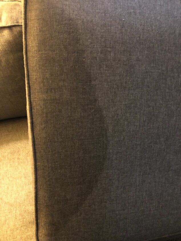 how do i get a coca cola stain out of my polyester couch