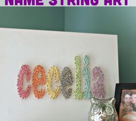 19 amazing string art creations to give a try, Make Names