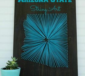 19 amazing string art creations to give a try, String Art for Your State