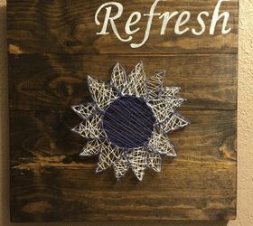 19 amazing string art creations to give a try, Make DIY String Art for the Bathroom